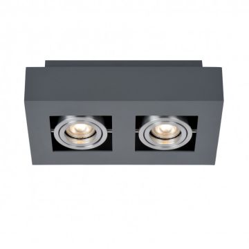 Italux CASEMIRO IT8002S2-BK/AL Spot en saillie 2x50W/GU10