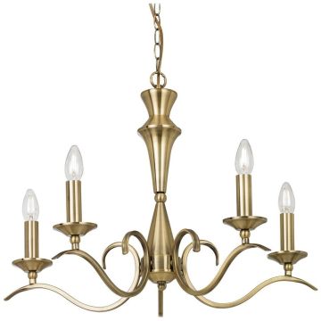 Endon KORA KORA-5AB Lustre 5x40W/E14 IP20