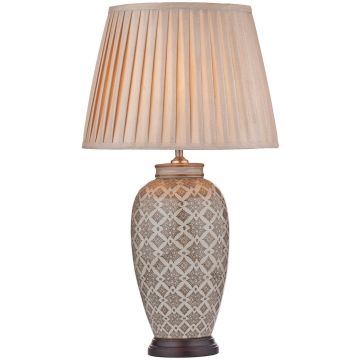 Dar Lighting LOUISE LOU4229 Tafellamp 1x60W/E27