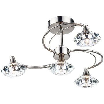 Dar Lighting LUTHER LUT0446 Lampe de plafond 4x40W/G9