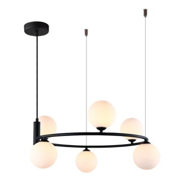 Italux AMILY MDM-3974/6 BK Hanglamp 6x25W/G9 IP20