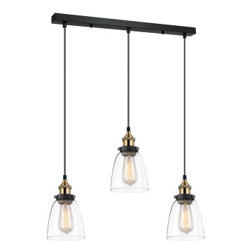 Italux FRANCIS MDM-2563/3 GD+CL Hanglamp 3x40W/E27