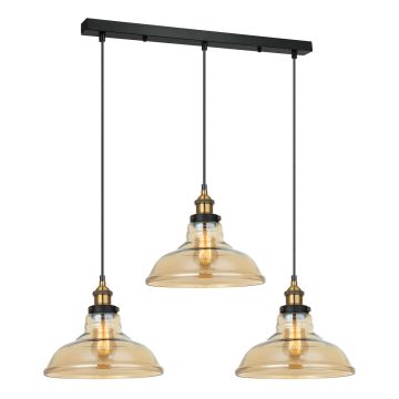 Italux HUBERT MDM-2381/3 GD+AMB Suspension lumineuse 3x40W/E27