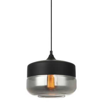 Italux MOLINA MDM-2380/1 BK+SG Hanglamp 1x40W/E27