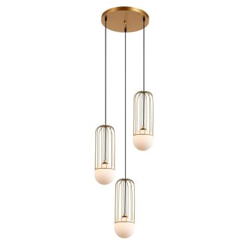 Italux SIMON MDM-3938/3 GD Hanglamp 1x25W/G9 IP20
