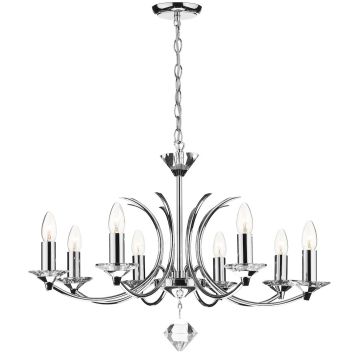 Dar Lighting MEDUSA MED0850 Kroonluchter 8x40W/E14