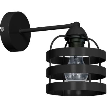Milagro LARS BLACK MLP797 Wandlamp E27 IP20