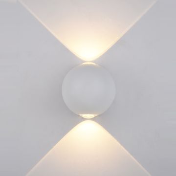 Italux CARSOLI PL-308W Applique murale 2x4W/LED 140LM IP54