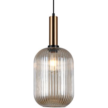 Italux ANTIOLA PND-5588-1L-BRO+AMB Hanglamp 1x40W/E27 IP20
