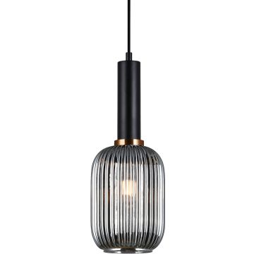 Italux ANTIOLA PND-5588-1M-BK+SG Hanglamp 1x40W/E27 IP20