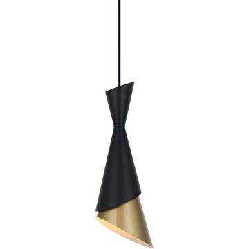 Italux MALIA PND-85949-1 BK+GD Suspension lumineuse 1x40W/E27 IP20