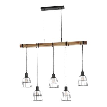 Italux PONTE PND-4290-5-L Hanglamp 5x60W/E27