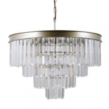 Italux VERDES PND-44372-8-CHMP-GLD Hanglamp 8x40W/E14 IP20