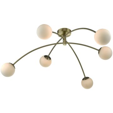 Dar Lighting PUGLIA PUG6475 Lampe de plafond 6x20W/G9 IP20