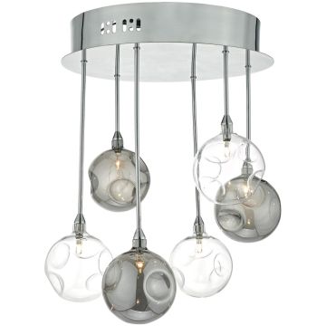 Dar Lighting QUINN QUI0610 Plafondlamp 6x20W/G4