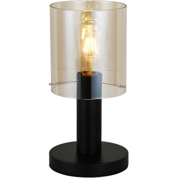 Italux SARDO TB-5581-1-BK+AMB Lampe de table 1x40W/E27 IP20