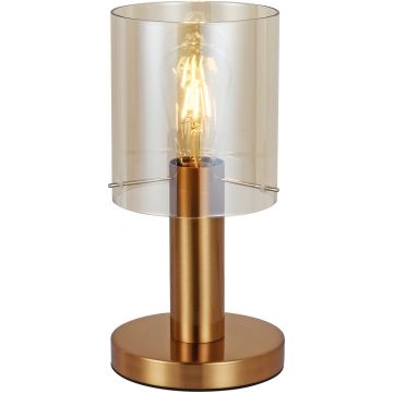 Italux SARDO TB-5581-1-BRO+AMB Lampe de table 1x40W/E27 IP20