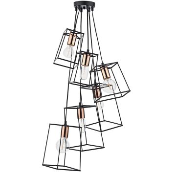 Dar Lighting TOWER TOW0622 Suspension lumineuse 6x40W/E27