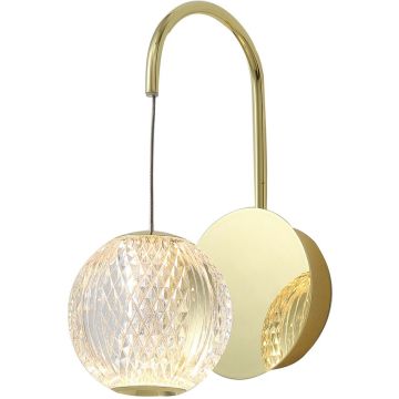 Italux ROSARIO WL-12220121-1A-GD Wandlamp 1x4,2W/LED 3200K 280LM IP20