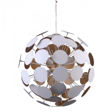 Italux MAILONE AD20180/6B WH+GD Suspension lumineuse 6x40W/E14