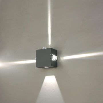 Elstead Lighting AGNER AGNER-4W Wandlamp 4x60W/LED IP54