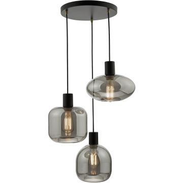 Dar Lighting Aiden AID0310 Hanglamp 3x60w/e27