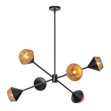 Elstead Lighting Daphne ALM-DAPHNE6-MB Lustre 6x40W/E14 IP20