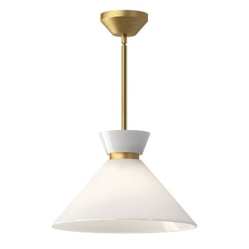 Elstead Lighting Halston ALM-HALSTON-P-M-GD Hanglamp 1x60W/E27 IP20