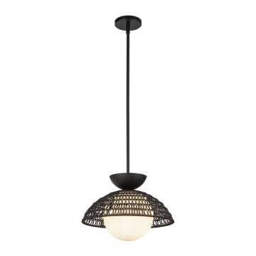 Elstead Lighting Perth ALM-PERTH-P-BK Suspension lumineuse 1x60W/E27 IP20