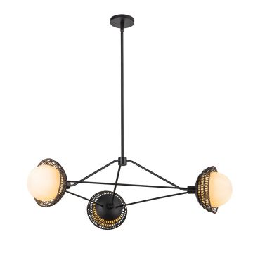 Elstead Lighting Perth ALM-PERTH3-BK Lustre 3x40W/E14 IP20