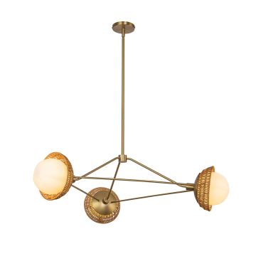 Elstead Lighting Perth ALM-PERTH3-GD Lustre 3x40W/E14 IP20