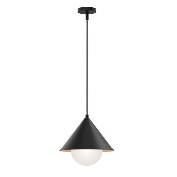 Elstead Lighting Remyck ALM-REMYCK-P-BK Suspension lumineuse 1x60W/E27 IP20