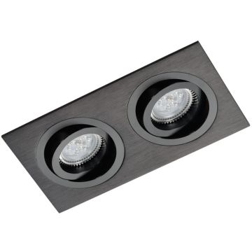 Lumifall ALCAZAR BB LMF.AZ542BB Inbouwspot 2x50W/GX5,3 IP20