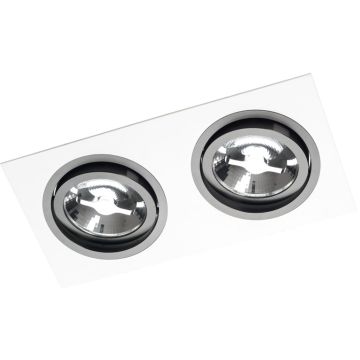 Lumifall ALCAZAR LMF.AZ142WB Inbouwspot 2x50W/G53