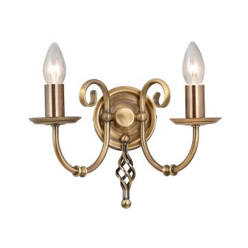 Elstead Lighting ARTISAN ART2-AGD-BRASS Applique murale 2x60W/E14