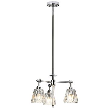 Elstead Lighting AGATHA BATH-AGATHA3P-PC Lampe de plafond 3x3,5W/G9 320LM IP44