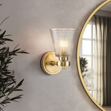Elstead Lighting Gunnislake BATH-GUNNIS1-BB Wandlamp 1x3.5W/G9 IP44