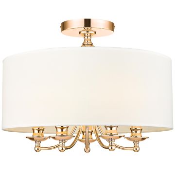 Cosmolight ABU DHABI C05442AU-WH Plafondlamp 5x40W/E14