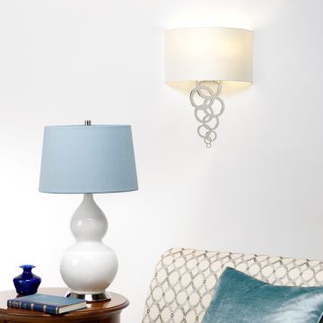 Elstead Lighting Curtis CURTIS-LARGE-PC Applique murale 2x60W/E27