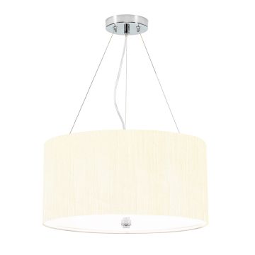 Designer’s Lightbox Pearce DL-PEARCE18-3LT-IV-PC Suspension lumineuse 3x60W/E27
