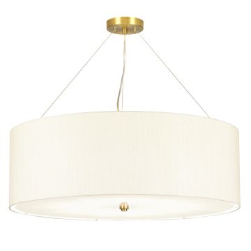 Designer’s Lightbox Pearce DL-PEARCE34-7LT-IV-AB Suspension lumineuse 7x60W/E27