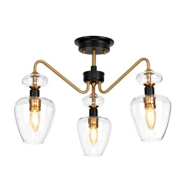 Elstead Lighting ARMAND DL-ARMAND-SF3-AB Lampe de plafond 3x40W/E14