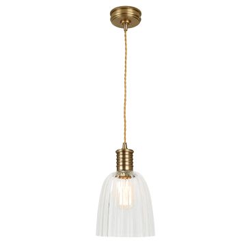 Elstead Lighting DOUILLE DOUILLE-P-AB Suspension lumineuse 1x60W/E27