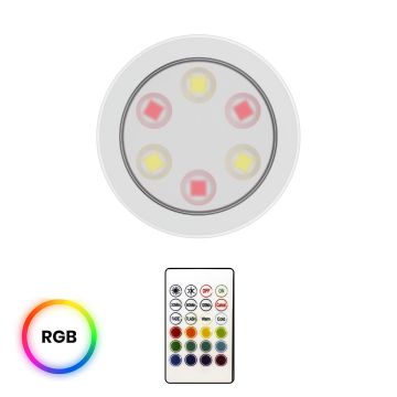 Eko-Light PODSZAFKOWE EKB1665 Lampe sous armoire 1x0,6W/LED 3000K-6000K+RGB 50lm IP20