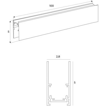 Maxlight MAX NT0009 Accessoire de montage ip20