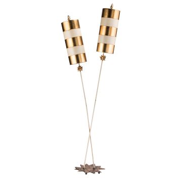 Flambeau NETTLE FB-NETTLELUX-G-FL Staande lamp 2x60W/E27