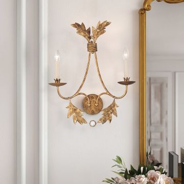 Flambeau SWEET OLIVE FB-SWEET-OLIVE2 Wandlamp 2x60W/E14