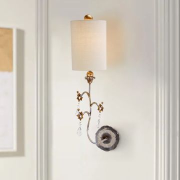 Flambeau TIVOLI SILVER FB-TIVOLI-W1-SV Wandlamp 1x60W/E27
