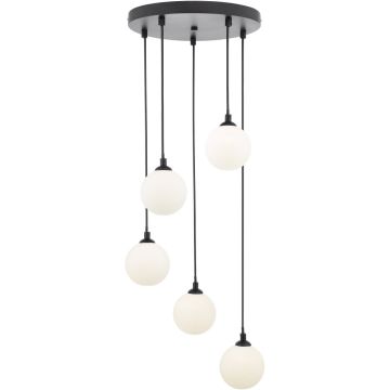Dar Lighting Federico FED0522-02 Suspension lumineuse 5x40w/g9 ip20