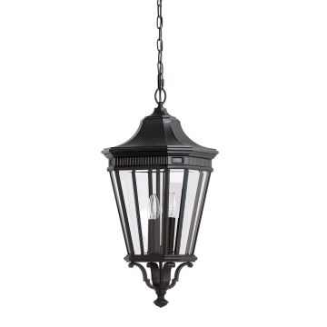 Feiss COTSWOLD LANE FE-COTSLN8-L-BK Suspension lumineuse 3x60W/E14 IP23